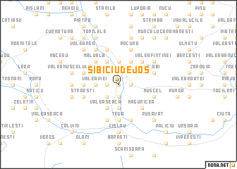 map of Sibiciu de Jos