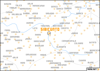 map of Sibicunto