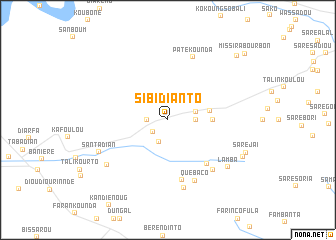 map of Sibidianto