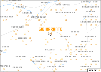 map of Sibikaranto