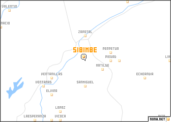 map of Sibimbe