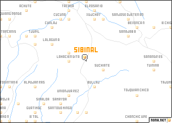 map of Sibinal