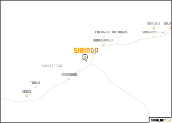 map of Sibinda