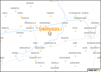 map of Sibindiguili