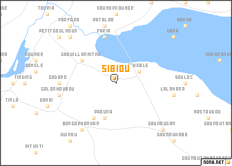 map of Sibiou