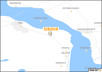 map of Sibirka