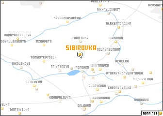 map of Sibirovka