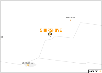 map of Sibirskoye