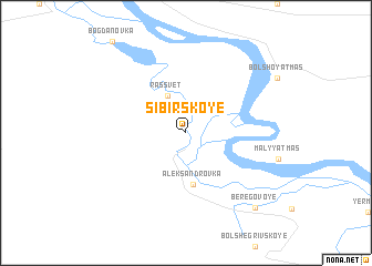 map of Sibirskoye