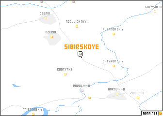 map of Sibirskoye