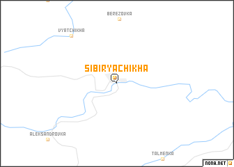 map of Sibiryachikha