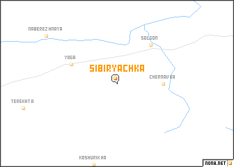 map of Sibiryachka