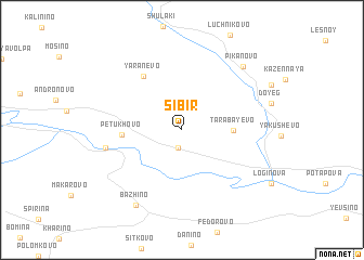 map of (( Sibir\
