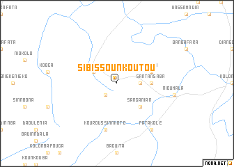 map of Sibissounkoutou