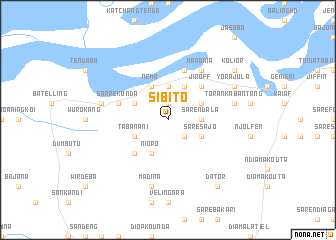 map of Sibito