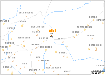 map of Sibi