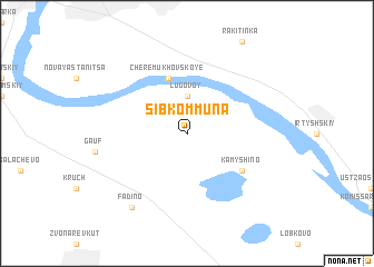 map of Sibkommuna