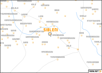map of Sibléni