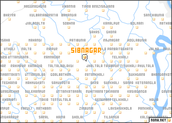 map of Sibnagar