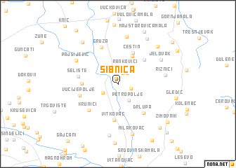 map of Sibnica