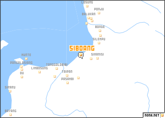 map of Siboang