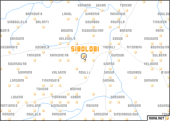 map of Sibolobi