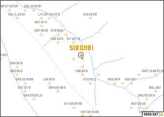 map of Sibombi