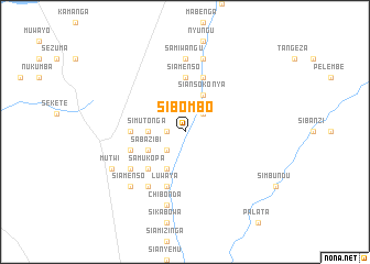 map of Sibombo