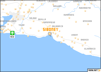 map of Siboney