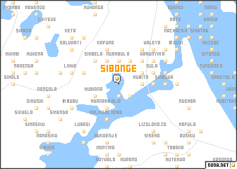 map of Sibonge