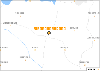map of Siborongborong