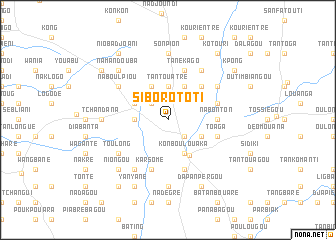 map of Siborototi