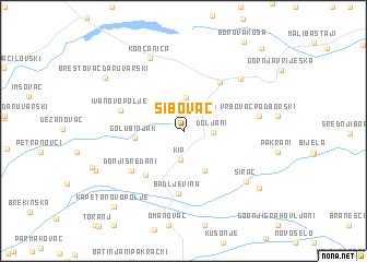 map of Šibovac