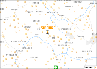 map of Sibovac