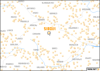 map of Šibovi