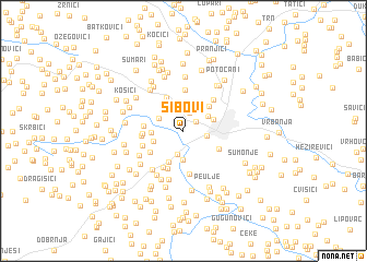 map of Šibovi