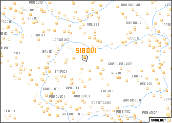 map of Šibovi