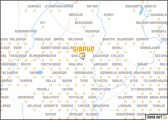 map of Sībpur