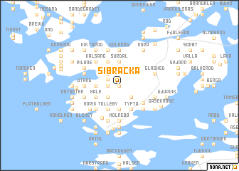 map of Sibräcka