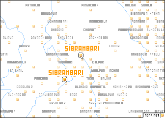 map of Sibrāmbāri