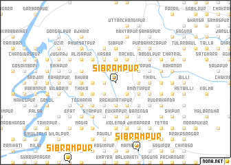 map of Sibrāmpur