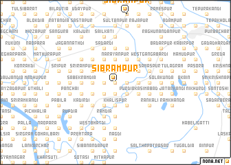 map of Sibrāmpur