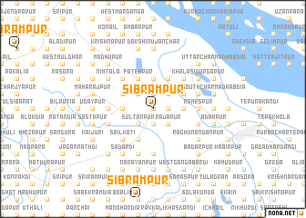 map of Sibrāmpur