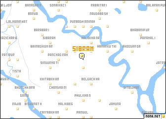 map of Sibrām