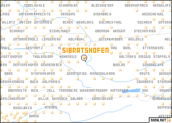 map of Sibratshofen