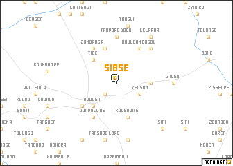 map of Sibsé