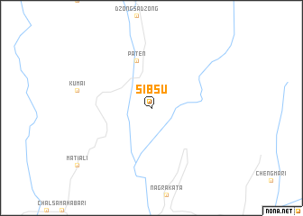 map of Sibsu