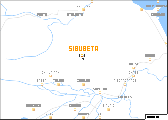 map of Sibubeta