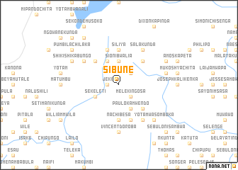 map of Sibune