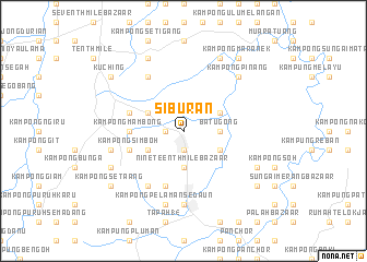 map of Siburan